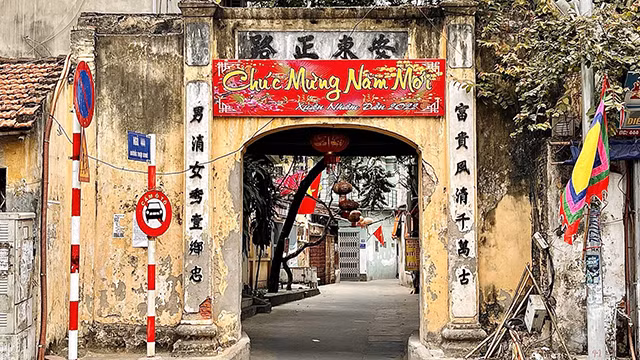 瑞奎“村门街”——河内市中心的乡村魅力（组图） ảnh 10