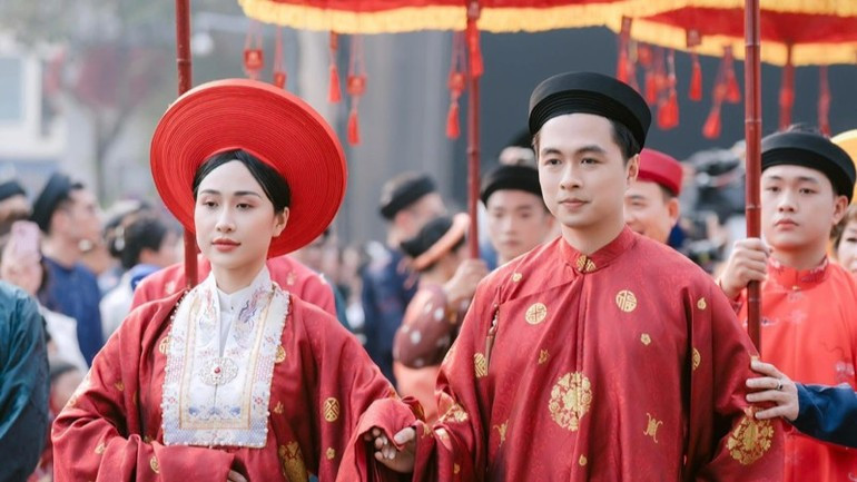 重现历代婚礼空间之美。（玉莲 摄）