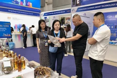 第23届越南国际贸易博览会的展位。