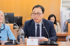 韩国驻越南大使崔泳三。（图片来源：越通社）