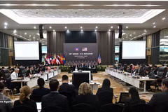第38届东盟—美国对话会场景。