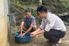 管箔乡纳文村村民们现在可以日常使用清洁的生活用水。