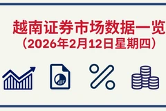 2月12日越南证券市场数据一览 【图表新闻】