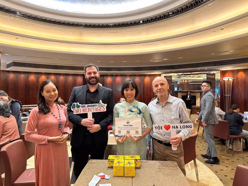 越澳企业对接活动。（图片来源：越通社）