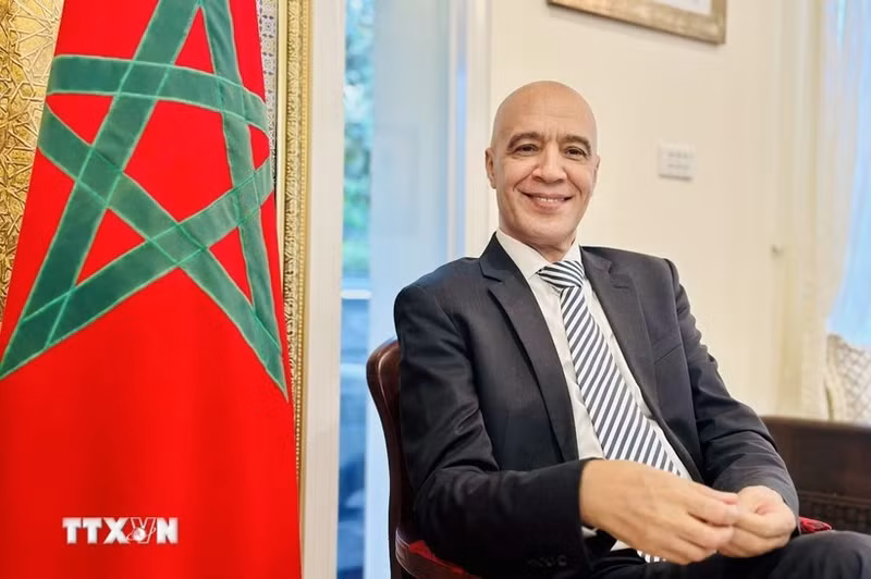 摩洛哥驻越南大使贾迈勒·舒阿伊比。（图片来源：越通社）