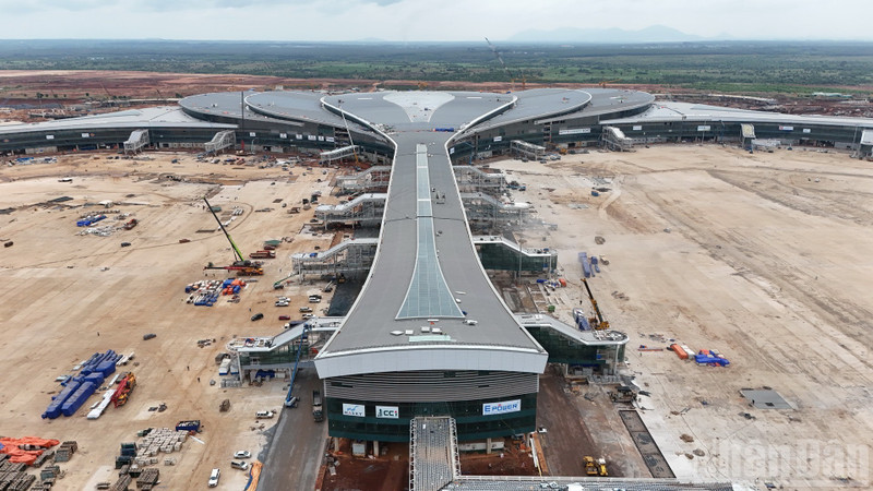 客运航站楼高空图。