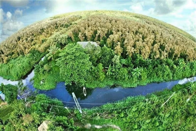 越南利用遥感技术监测与核实森林碳信用额。（图片来源：国家遥感中心）