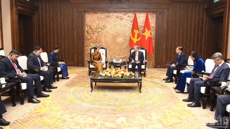 会见场景。（登科 摄）