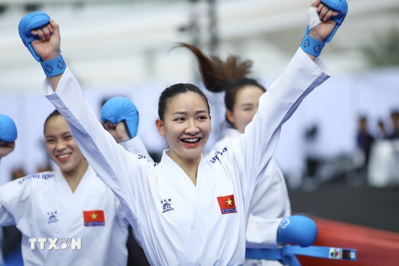 获得金牌的代表性运动员包括黄氏美心、丁氏香等。（图片来源：越通社）