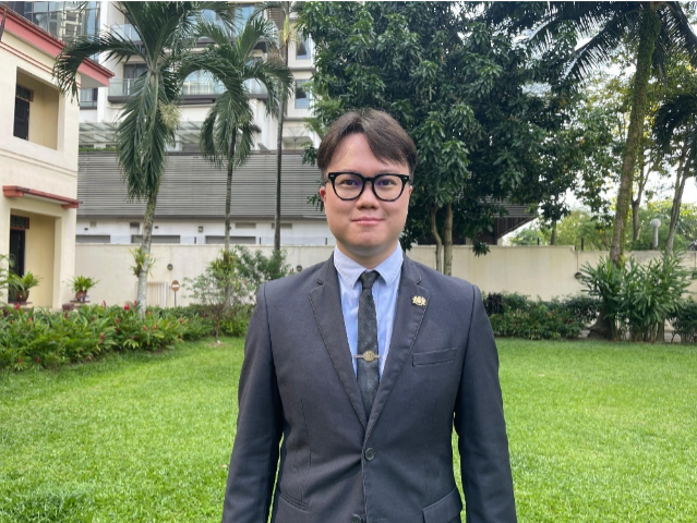 马来西亚槟城研究院研究员恩佐·沈鸿俊。