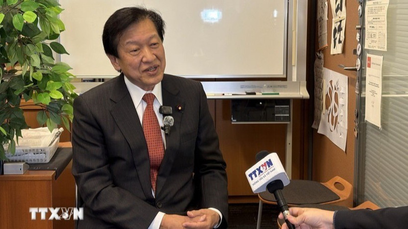 日本自由民主党国际部部长山口壮。（图片来源：越通社）