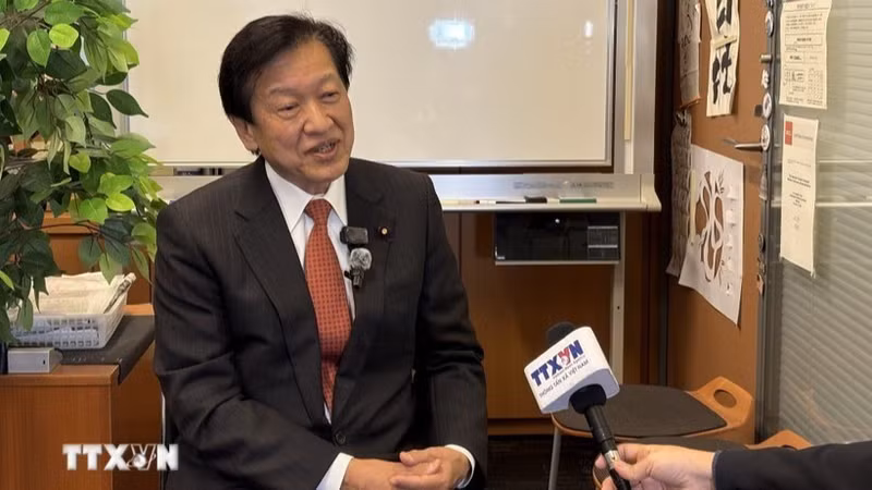 日本自由民主党国际部部长山口壮。（图片来源：越通社）