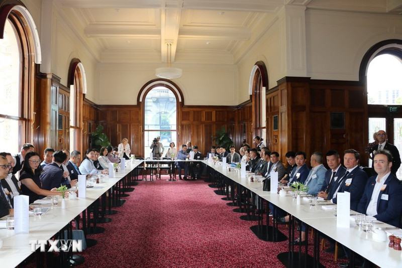 经营—投资合作交流会现场。（图片来源：越通社）