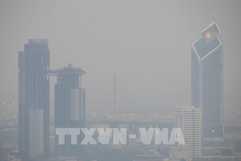 泰国空气污染加重 PM2.5预警升级。（图片来源：越通社）