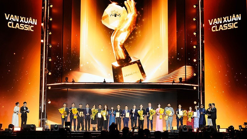 2025年越南创意广告奖颁奖典礼场景。