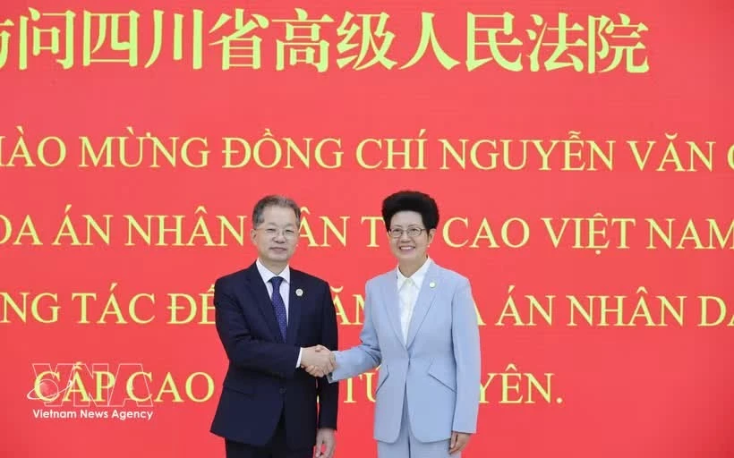 越中就司法改革和法院工作数字化转型经验进行学习交流