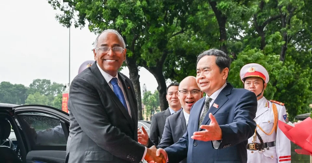越南国会主席陈青敏同科特迪瓦国民议会议长帕特里克·阿希举行会谈【组图】