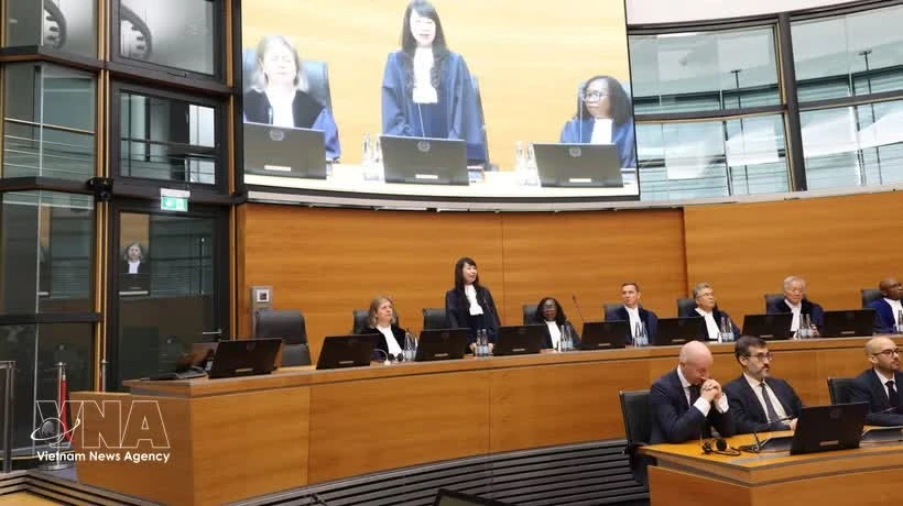 越南女法官阮氏兰英在汉堡国际海洋法法庭正式就职