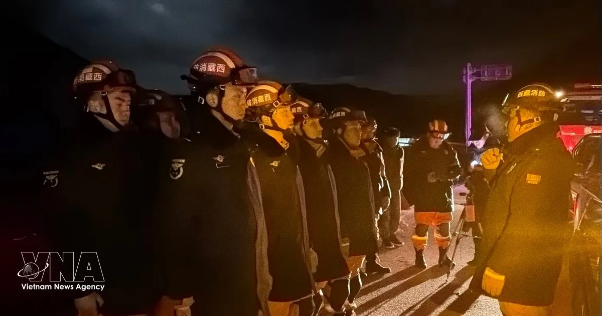 越南领导人就中国西藏严重地震致慰问电