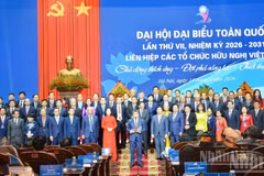 越南友好组织联合会第七届执行委员会（2026—2031年任期）在大会上亮相。（庆兰 摄）