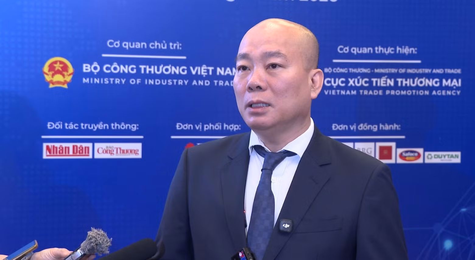 越南工贸部贸易促进局局长武伯富。（杜宝 摄）