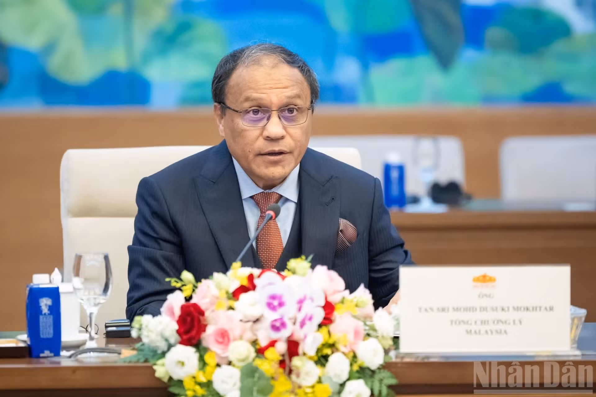马来西亚总检察长在会上发表讲话。