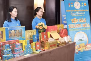 在越南国家品牌国际论坛上展示的"国家品牌"产品。（图片来源：越通社）