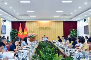 越南外交部召开跨部门会议。（图片来源：外交部）