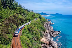 附图：越南铁路项目。