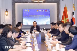 越南国会主席陈青敏会见在韩越南创新网络成员及越南专家。
