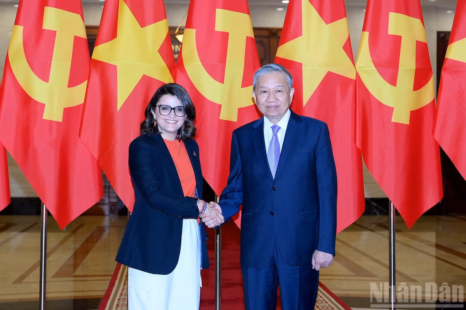 苏林秘书长与厄瓜多尔副总统。