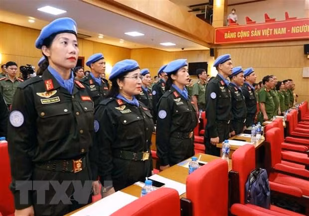 越南警察随时参加联合国维和部队