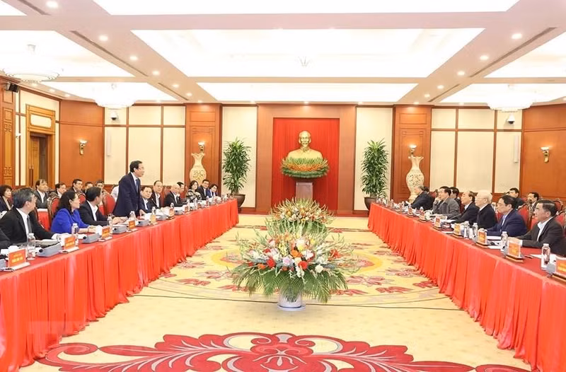 会议场景。（图片来源：越通社）