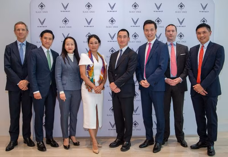 VinFast Auto Pte.有限公司和黑桃收购有限公司代表。
