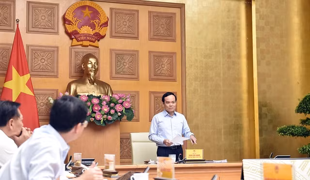 陈流光副总理发表讲话。