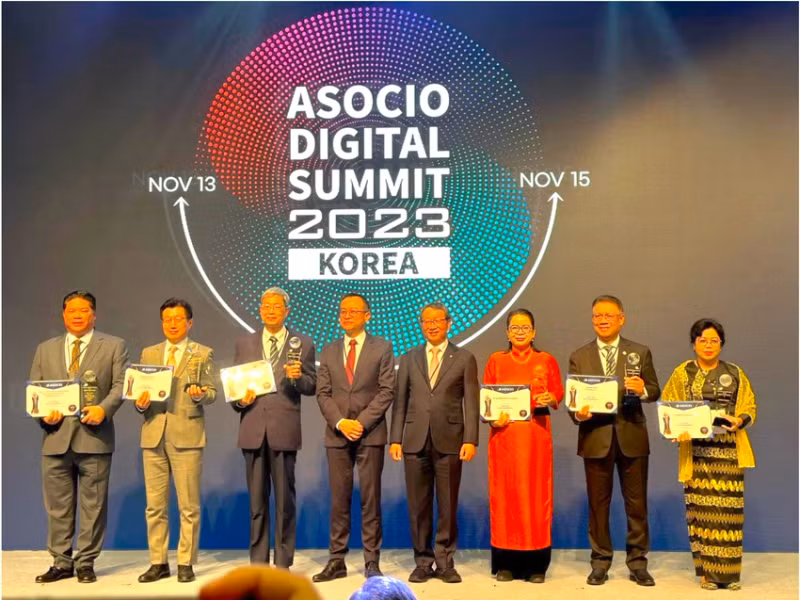 胡志明市获得2023 ASOCIO最佳数字政府奖。