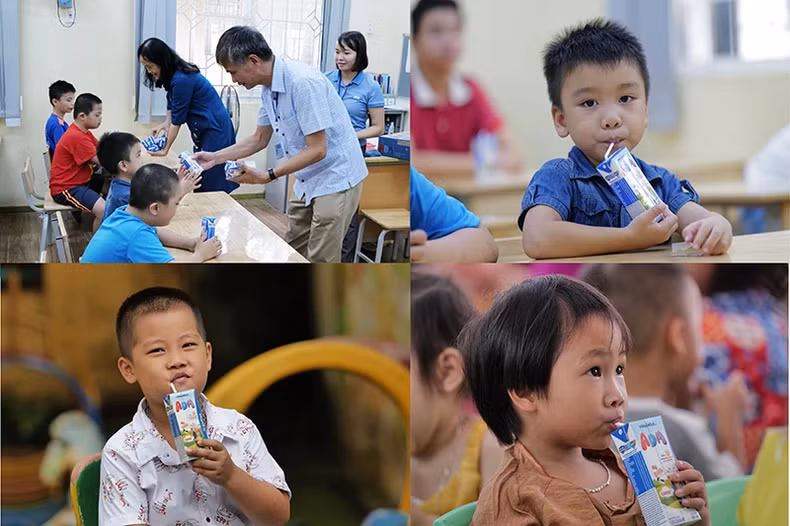 2023-2024年学年，超过1.1万名特困儿童将有“越南长高”牛奶基金会的陪伴。