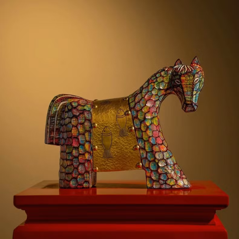 黎玉顺画家的雕刻作品。 黎玉顺画家的雕刻作品。