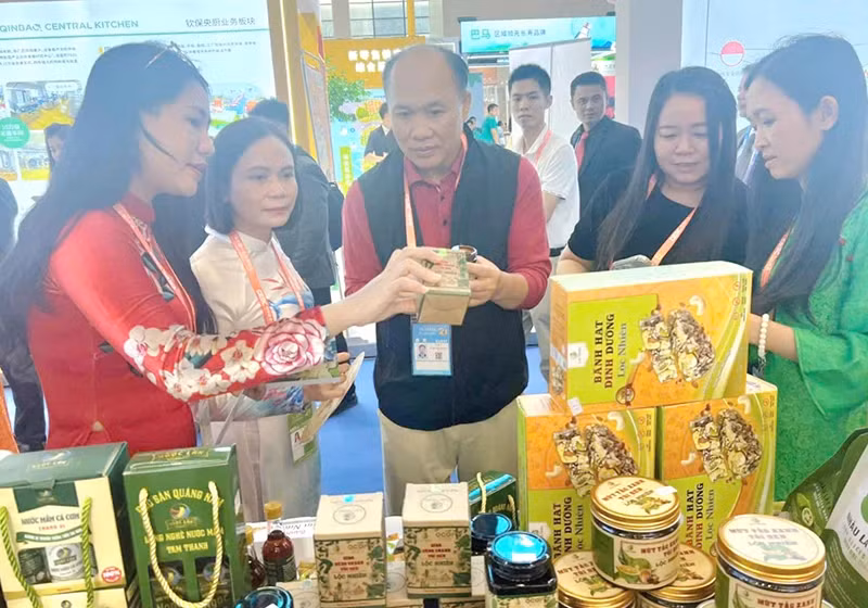 广南省在中国广西壮族自治区推介旅游形象和地方产品。