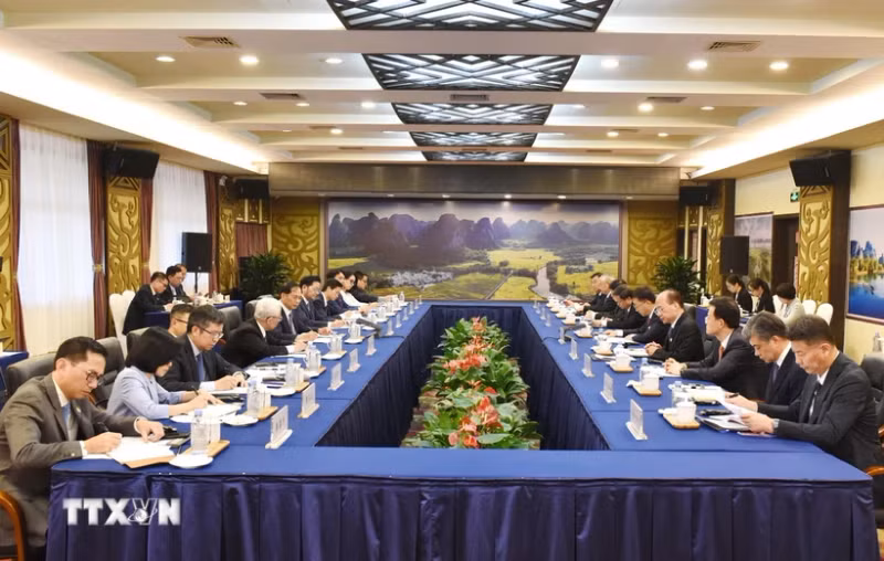 会见场景。（图片来源：越通社）