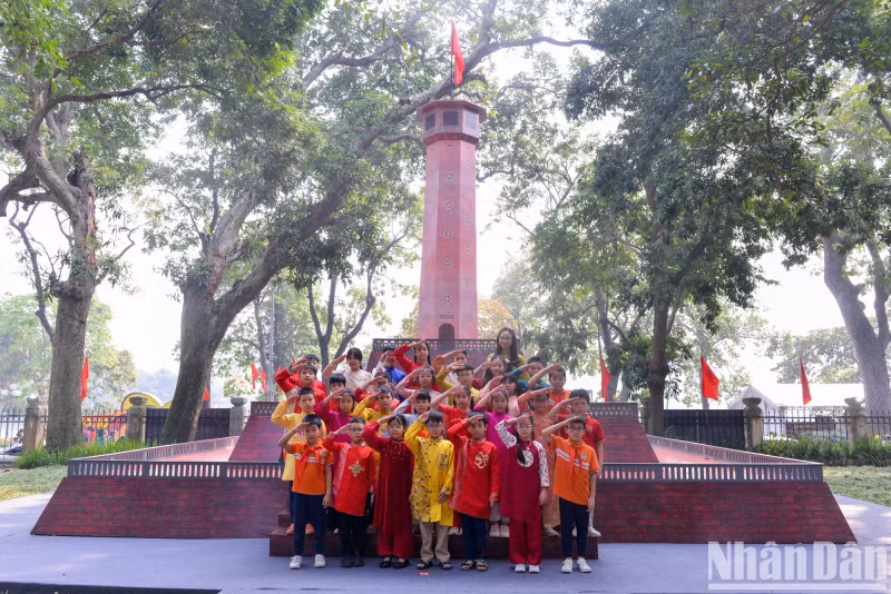 长安小学学生合影。