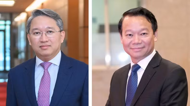 新任自然资源与环境部部长杜德唯,新任司法部部长阮海宁。 新任自然资源与环境部部长杜德唯,新任司法部部长阮海宁。