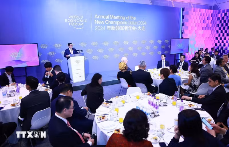 对话会场景。（图片来源：越通社）