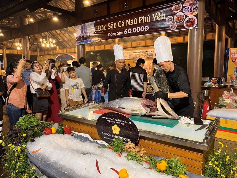 “2022年西贡旅游集团美食—饮食文化节“的展位。