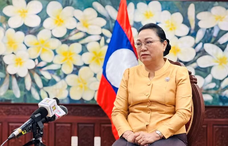 老挝驻越南特命全权大使坎葆·恩塔万。（图片来源：dangcongsan.vn）
