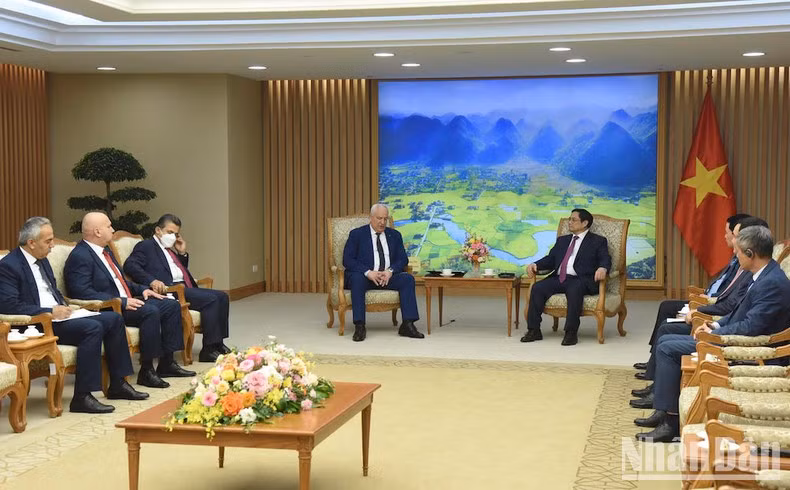 会见场景。