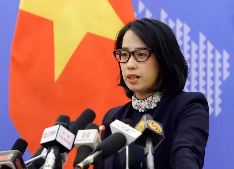 越南外交部发言人范秋姮。