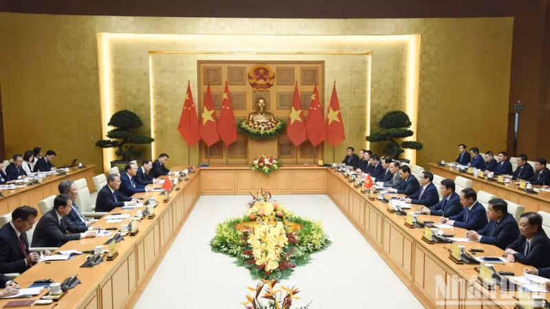 会谈场景。