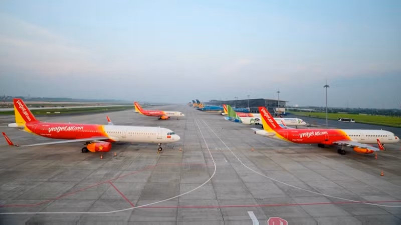 附图：越南国内航空业面临客机严重短缺状况。