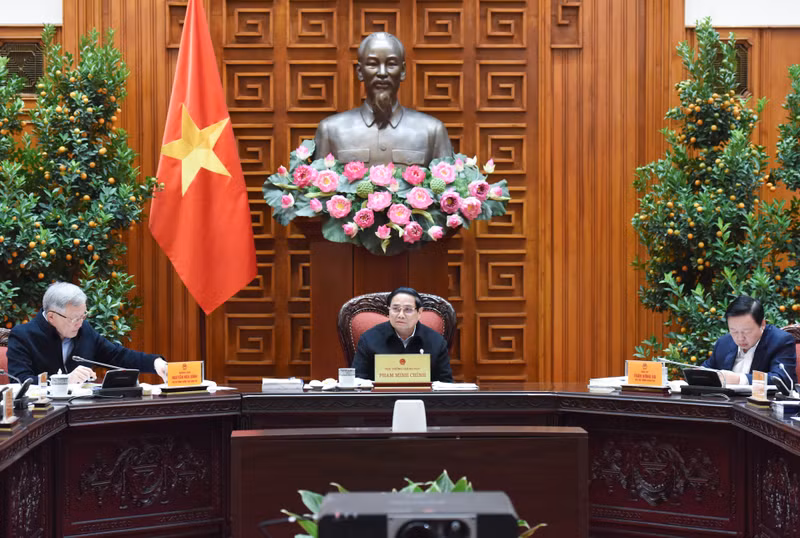 越南政府总理范明正主持召开政府组织机构调整指导委员会第九次会议。